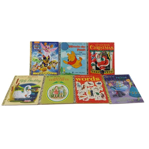 Little Golden Book Lot of 7 Vintage Recent Paw Patrol Mix - Picture 1 of 16